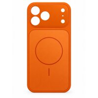 Tayfun Magnet Case mit Kamera-Schutzglas für iPhone 17 Pro Max / 18 Pro Max orange (Bulk)
