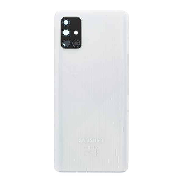Backcover für Samsung A71 prism crush white