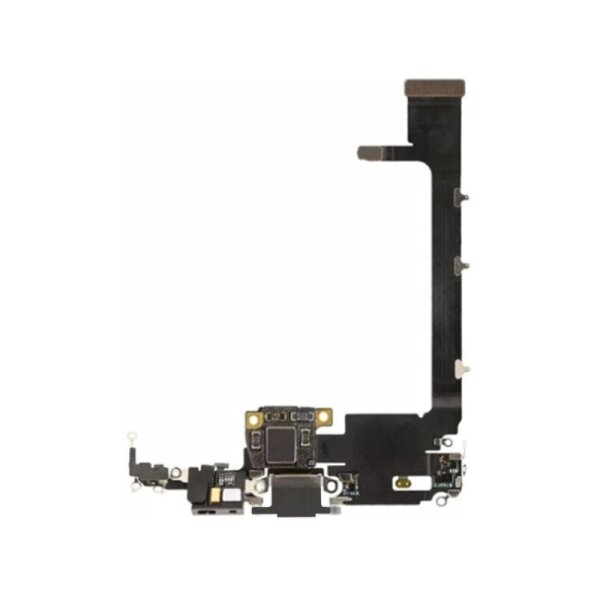Ladebuchse mit Ladechip für Iphone 11 Pro Max black Pulled A