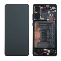 LCD mit Touch & Rahmen Battery Huawei P30 Black OEM