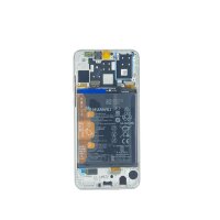LCD mit Touch & Rahmen Battery Huawei P30 Lite -...