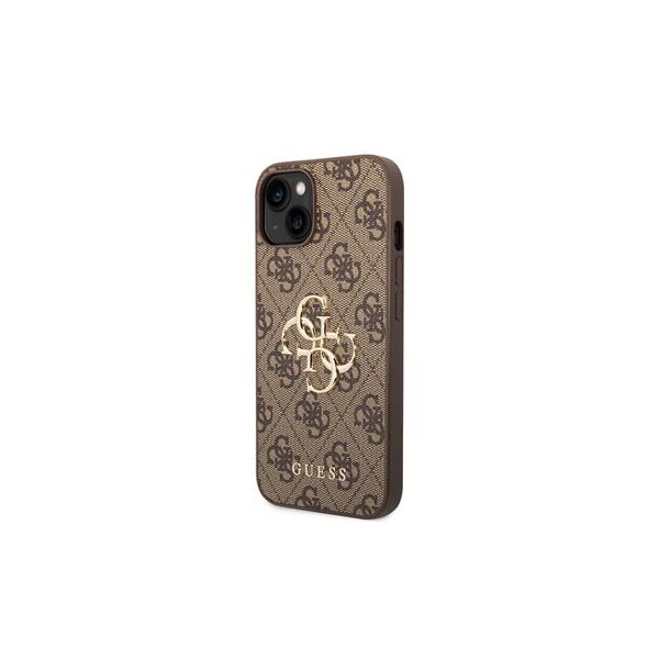 Guess 4G Metal Logo Rapport Case für Iphone 14 brown