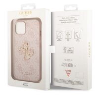 Guess 4G Metal Logo Rapport Case für Iphone 14 pink