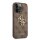 Guess 4G Metal Logo Rapport Case für Iphone 14 Pro brown