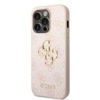Guess 4G Metal Logo Rapport Case für Iphone 14 Pro pink