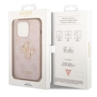 Guess 4G Metal Logo Rapport Case für Iphone 14 Pro pink
