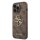 Guess 4G Metal Logo Rapport Case für Iphone 14 Pro Max brown