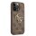 Guess 4G Metal Logo Rapport Case für Iphone 14 Pro Max brown