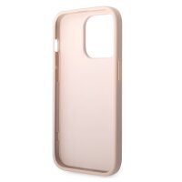 Guess 4G Metal Logo Rapport Case für Iphone 14 Pro Max pink