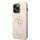 Guess 4G Metal Logo Rapport Case für Iphone 14 Pro Max pink
