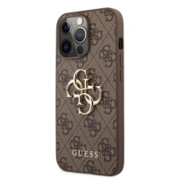 Guess 4G Metal Logo Rapport Case für Iphone 13 Pro Max brown
