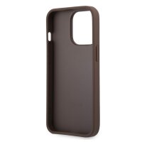 Guess 4G Metal Logo Rapport Case für Iphone 13 Pro Max brown