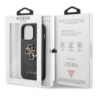 Guess 4G Metal Logo Rapport Case für Iphone 13 Pro Max black