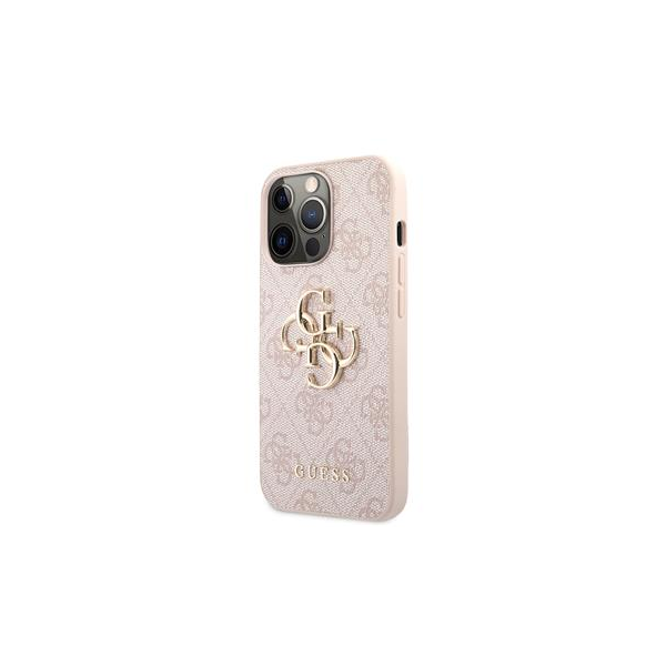 Guess 4G Metal Logo Rapport Case für Iphone 13 Pro pink