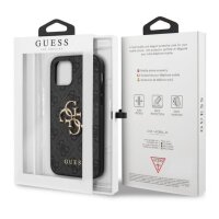 Guess 4G Metal Logo Rapport Case für Iphone 12 & 12 Pro black