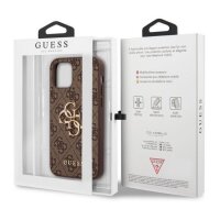 Guess 4G Metal Logo Rapport Case für Iphone 12 & 12 Pro brown