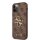 Guess 4G Metal Logo Rapport Case für Iphone 12 & 12 Pro brown