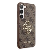 Guess 4G Metal Logo Rapport Case für Samsung S23 brown