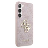 Guess 4G Metal Logo Rapport Case für Samsung S23 pink