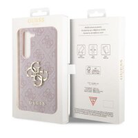 Guess 4G Metal Logo Rapport Case für Samsung S23 pink