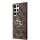 Guess 4G Metal Logo Rapport Case für Samsung S23 Ultra brown