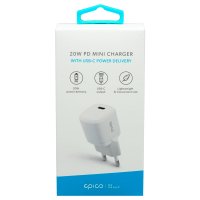 Epico USB-C Netzstecker Mini 20W Schnelladen PD