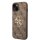 Guess 4G Metal Logo Rapport Case für Iphone 14 Plus brown