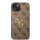 Guess 4G Metal Logo Rapport Case für Iphone 14 Plus brown