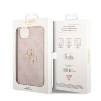 Guess 4G Metal Logo Rapport Case für Iphone 14 Plus pink