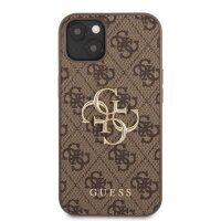 Guess 4G Metal Logo Rapport Case für Iphone 13 brown