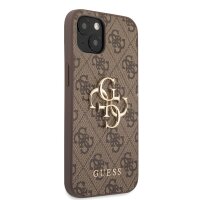 Guess 4G Metal Logo Rapport Case für Iphone 13 brown