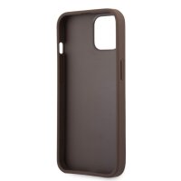 Guess 4G Metal Logo Rapport Case für Iphone 13 brown