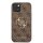 Guess 4G Metal Logo Rapport Case für Iphone 13 brown