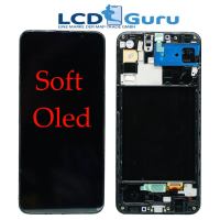 Soft OLED Display Lcd for Samsung A30s black