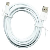 Super Charging USB-C Data Cable 3m für Samsung 3m white