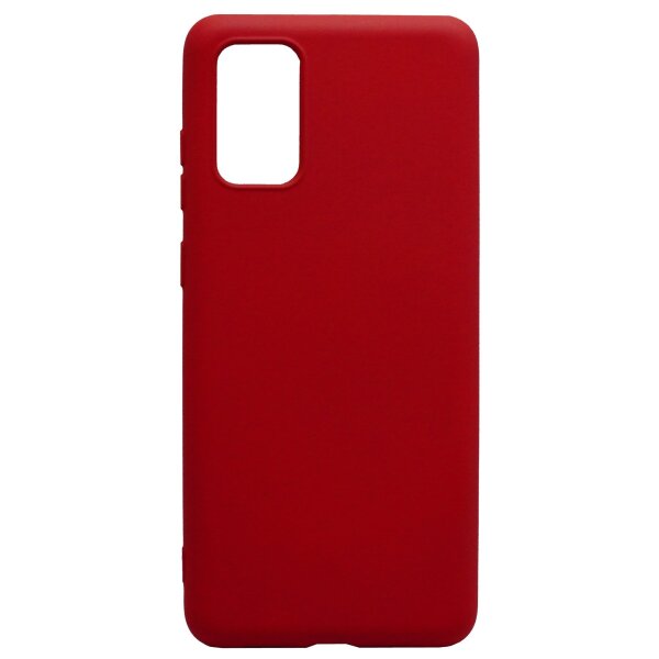 Soft Backcase für Samsung S20 Rot (Bulk)