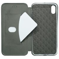 Bookcase Eleganz für iPhone Xs Max Schwarz (Bulk)