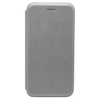 Bookcase Eleganz für iPhone 14 Plus Silber