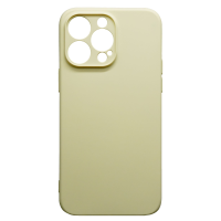 Soft Backcase mit Kameraschutz für iPhone 14 Plus Beige