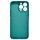Soft Backcase mit Kameraschutz für iPhone 14 Pro Grün (Bulk)