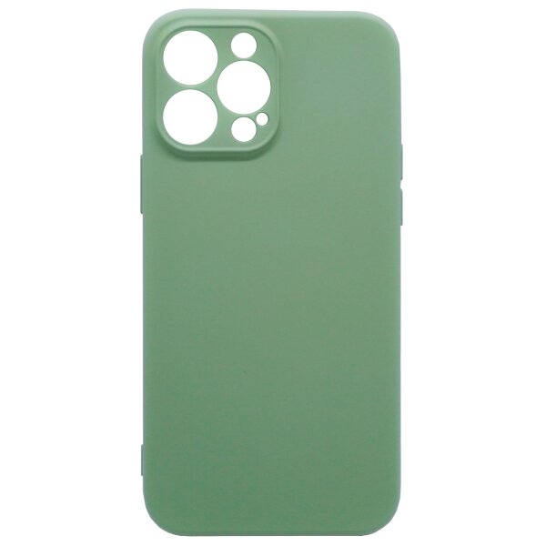 Soft Backcase mit Kameraschutz für iPhone 13 Pro Hellgrün (Bulk)