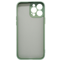 Soft Backcase mit Kameraschutz für iPhone 13 Pro Hellgrün