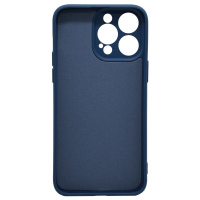 Soft Backcase mit Kameraschutz für iPhone 14 Plus Blau
