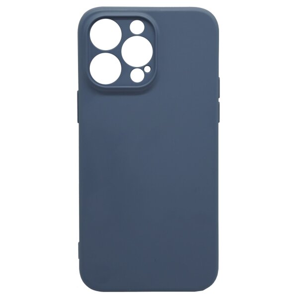 Soft Backcase mit Kameraschutz für iPhone 14 Pro Max Hellblau (Bulk)