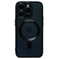 Magnetic Case mit Kamera-Schutzglas für iPhone 13 Pro Max Schwarz