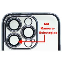 Magnetic Case mit Kamera-Schutzglas für iPhone 13 Pro Max Schwarz (Bulk)
