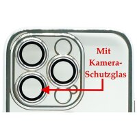 Magnetic Case mit Kamera-Schutzglas für iPhone 14 Silber (Bulk)