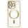 Magnetic Case mit Kamera-Schutzglas für iPhone 14 Pro Max Gold (Bulk)