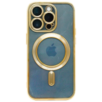 Magnetic Case mit Kamera-Schutzglas für iPhone 13 Pro Gold