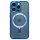 Magnetic Case mit Kamera-Schutzglas für iPhone 13 Pro Blau (Bulk)